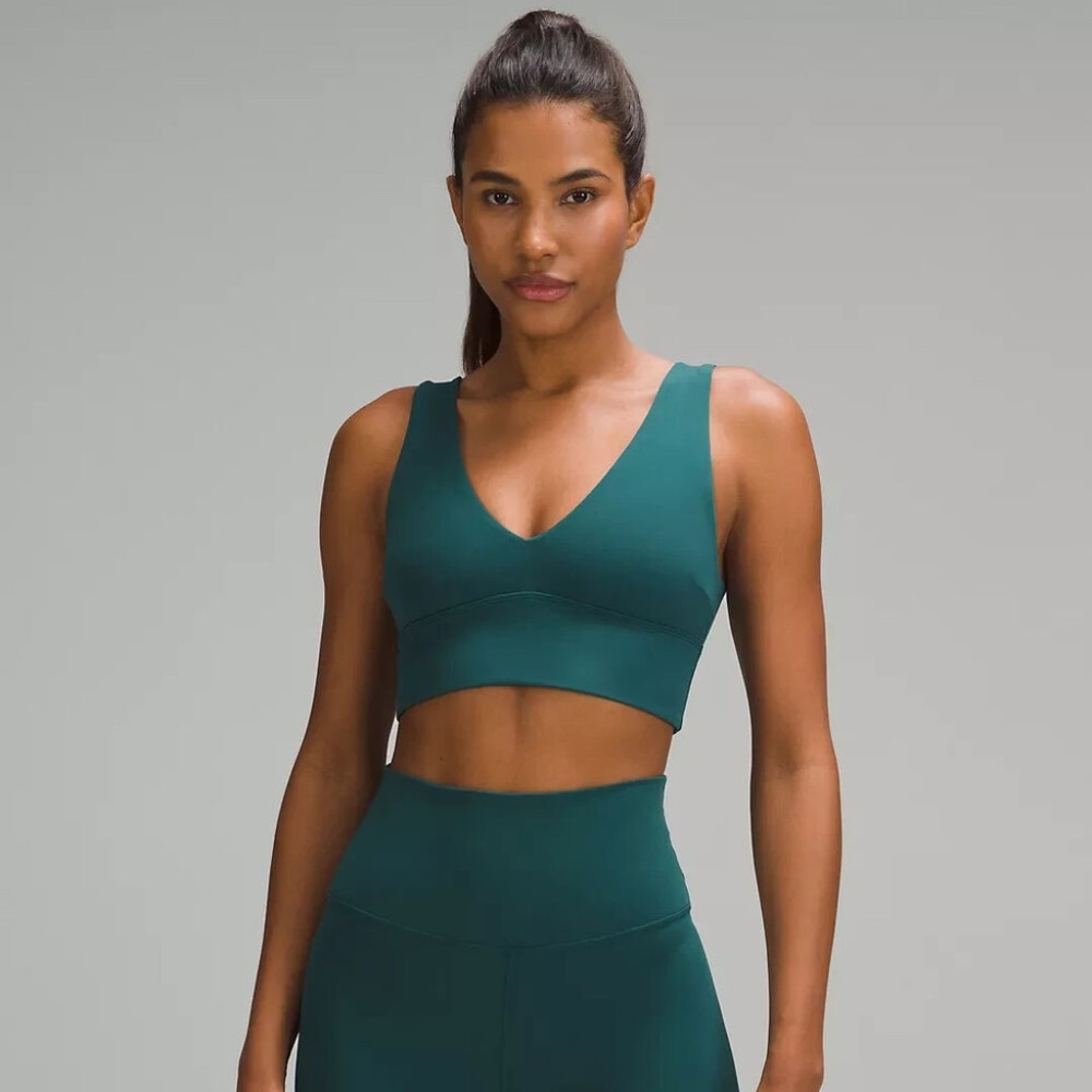 lululemon Align™ V-Neck Bra *Light Support, A/B Cup, Storm Teal